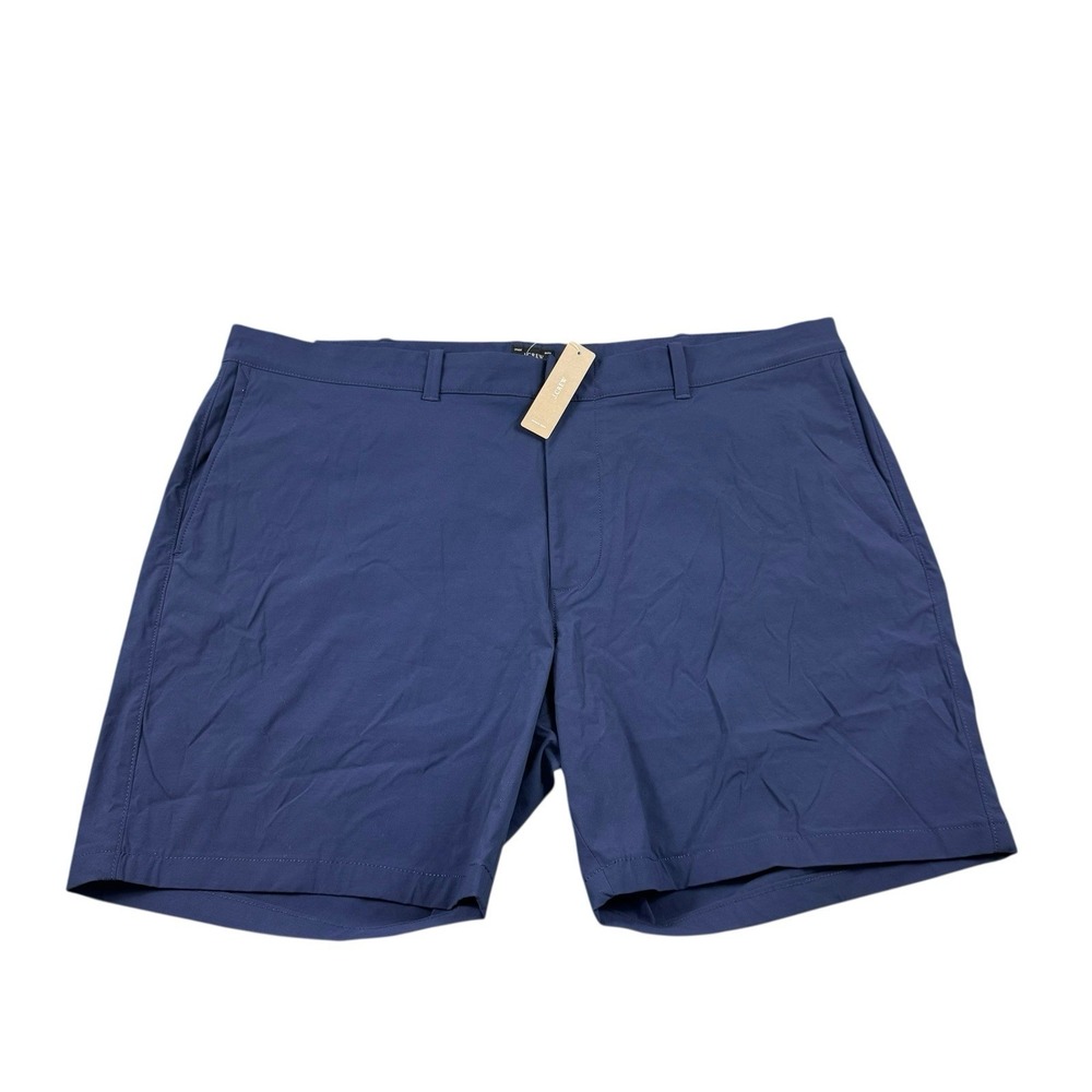 J.CREW Men Blue Stretch Performance Chino Tech Shorts Size 40 7 Inseam H9328 NWT